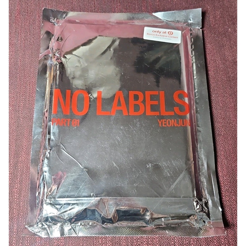 YEONJUN (TOMORROW X TOGETHER) NO LABELS PART 01 Target Vacuum Sealed Foil Pack